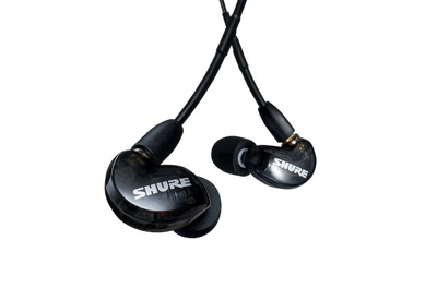 Kufje Shure AONIC 215, intra-aurikulare, të zeza