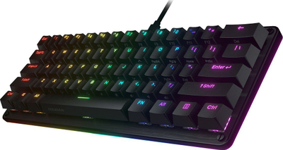 Tastierë mekanike Cougar Puri Mini RGB, e vogël kompakte, USB, e zezë