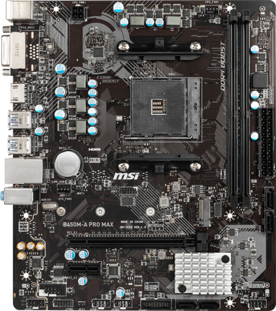 Pllakë amë MSI B450M-A PRO MAX - AMD B450