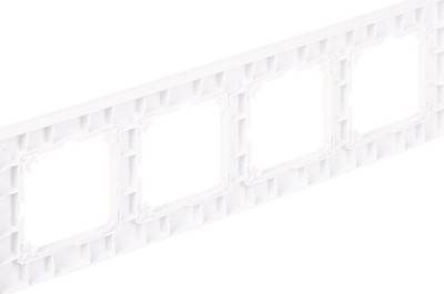 Kornizë elektrike Elektro Plast FRAME SANTRA 4174 27, 4 module, IP20, e bardhë me ari