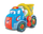 Lodër kamion ndërtimi Hap-P-Kid Little Learner Happy Kid Ball Tumblin Mixer, me toptha shumëngjyrësh, me drita dhe tinguj