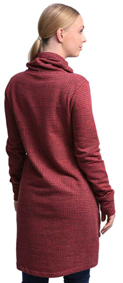 Fustan LOAP Ebunka, i kuq/burgundy