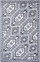 Qilim Esschert Design, 182x122 cm, i zi / bardhë