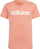 Bluzë për goca adidas LIN Tee Jr IC3153, pambuk, me mëngë të shkurtra, portokalli