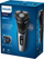 Rrojë elektrike Philips Series 3000 S3243/12, Wet &amp; Dry, pa tela, gri me të zezë