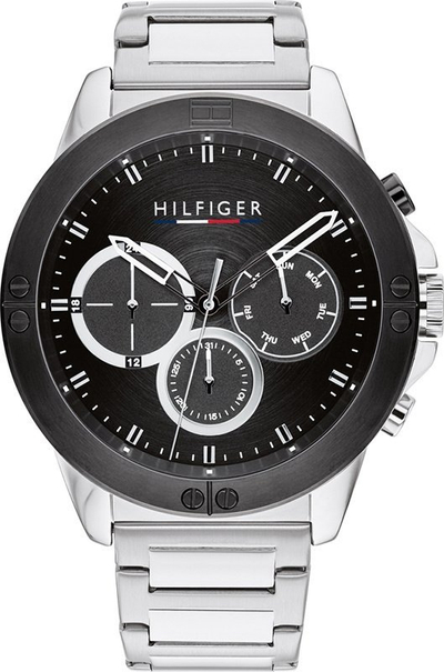 Ora dore Tommy Hilfiger 1791890, kronograf, jo për ujë, ngjyrë argjendtë