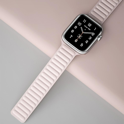 Rrip ore Hurtel Magnetic Strap për Apple Watch 44mm 42mm, me magnet, kafe