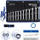 Set çelësash me mekanizëm Brilliant Tools BT013112, 12 copë, 8-53mm, ngjyrë argjendtë