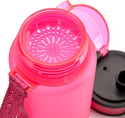 Shishe sportive Meteor Bottle 74573, 500ml, plastike, transparente