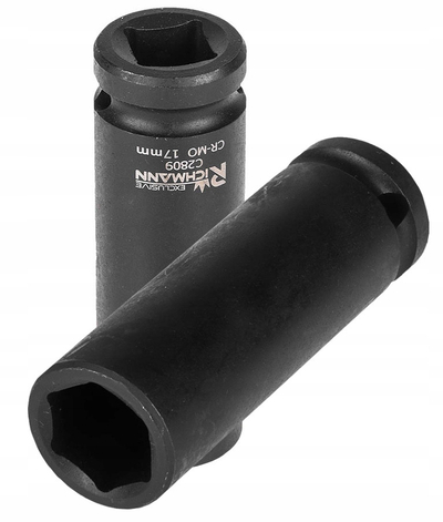 Gyp goditës i gjatë Richmann C2819, 1/2", 27mm, i zi