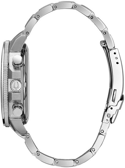 Orë për meshkuj Bulova Marine Star Chronograph hBU105, e argjendtë