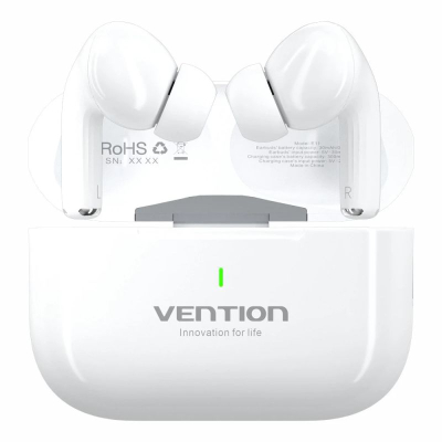 Kufje wireless Vention Echo Lite E11, TWS, Bluetooth 5.4, të bardha