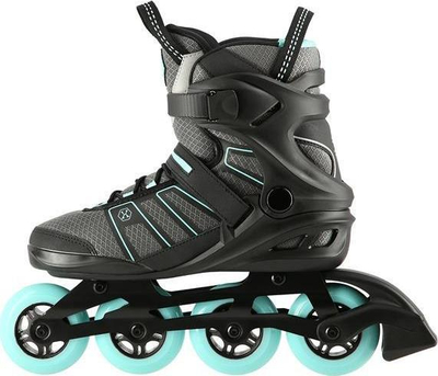 Rola inline Nils Extreme NA14217, rrota 84mm 82A, nr 43, gri me ngjyrë mint