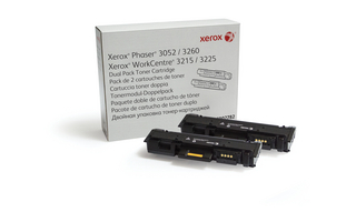Toner Xerox 106R02782, origjinal, 2 copë, i zi