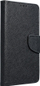 Kapak telefoni OEM Fancy Book për Motorola G31, me magnet, me vende për karta, i zi
