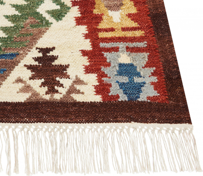 Tapet leshi AREVIK Wool Kilim, 160 x 230 cm, shumëngjyrësh