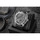 Ora burrash Calvin Klein Gents, 44mm, rrip lëkure, e zezë
