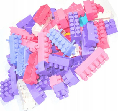 Lodër ndërtuese Spinning Top Blocks, 200 elemente, për vajza