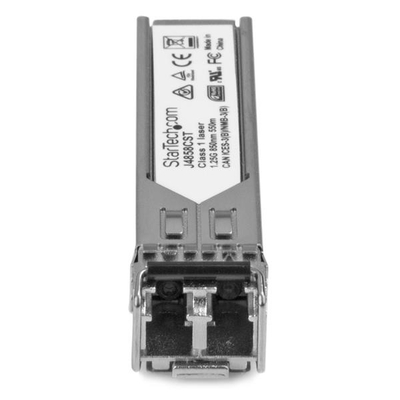 Modul SFP StarTech J4858CST, 1000BASE SX, fibër optike 1Gbps, ngjyrë argjendtë