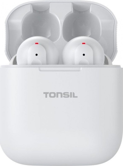 Kufje wireless Tonsil T55BT, Bluetooth 5.0, ANC, të bardha
