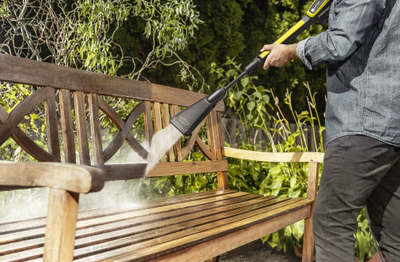 Lavapres Karcher K 5 Power Control Flex Home eco!booster, presion i lartë, me aksesorë, e verdhë