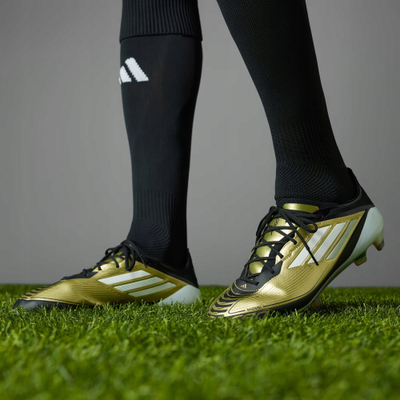 Këpucë futbolli Adidas F50 Elite Messi FG, për fusha bari natyral, për të rritur, shumëngjyrëshe