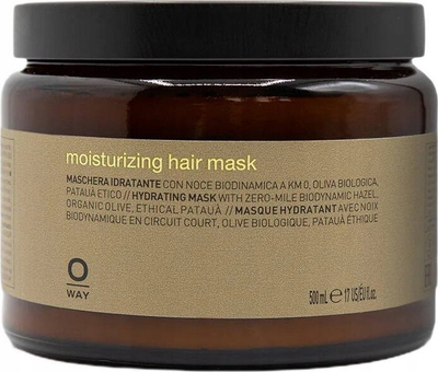 Maskë flokësh Oway Moisturizing Hydrating Mask, për flokë të thatë dhe të dëmtuar, 500ml