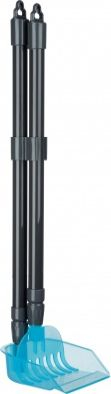 Set fshesë me lopatë Trixie, dorezë 60–107 cm, gri blu