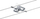 Set drite me kabllo Paulmann MacII 94133, GU5.3, 50W LED, krom mat