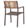 Kolltuk alumini profesionale, back ratan, 55,5×58,5×83 cm (HM5893.03)