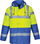 Portwest S466 Hi-Vis Контрастна Јакна за Сообраќај, Жолта/Кралско Сина