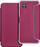 Futrollë piano book për Samsung Galaxy A22 5G, PU & TPU, me kapak, ngjyrë magenta
