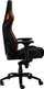 Karrige gaming Canyon Corax Hern Chair, lëkurë eco, mban deri 150 kg, e zezë me portokalli