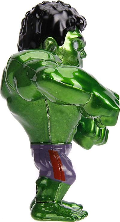 Figurine koleksionuese Marvel Hulk, 4", metal die cast, e gjelbër