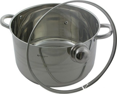 Tenxhere çeliku Zilner ZL-7312, 17L, 34cm, inox argjendt