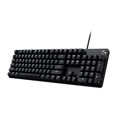 Tastierë mekanike Logitech G413 SE GX Linear, me tela, LED të bardhë, e zezë