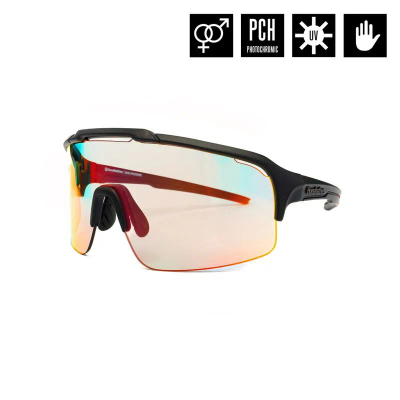 Syze Biciklete Photochromic Matt Black/mirror Red