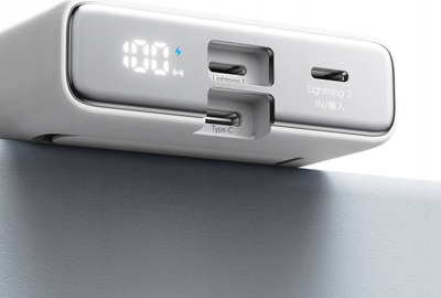 Powerbank Joyroom JR-PBM01, 10000mAh, 20W me magnet, i bardhë