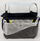Çantë biçiklete për qen Duvo+ Bike Bag, 34x26x26cm, deri 7kg, gri me të zezë