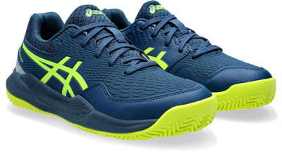 Atlete tenisi Asics Gel Resolution 9 GS Clay Junior, për fëmijë, blu e errët