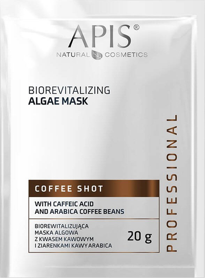 Maskë fytyre Apis Coffee Shot Algae Mask Discolorations, alginate, 20g