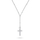 Qafore Brilio Silver Cross NCL106W