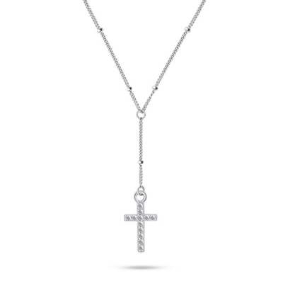 Qafore Brilio Silver Cross NCL106W