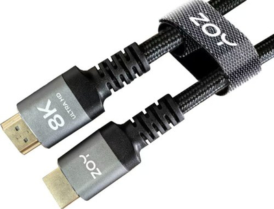 Kabllo ZOY HDMI - HDMI, 5m, standard 2.1 + rrip Velcro ZCH5
