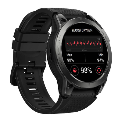 Ora inteligjente Zeblaze Stratos 3 Pro, 1.43" AMOLED, GPS, e zezë