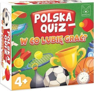 Loja me letra Kangur Polska Quiz What do I like to play, për fëmijë, temë sporti, shumëngjyrëshe
