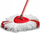 Set koka zëvendësuese mop për Vileda Easy Wring Turbo UltraSpin, 8 copë, mikrofibër, të bardha me të kuqe