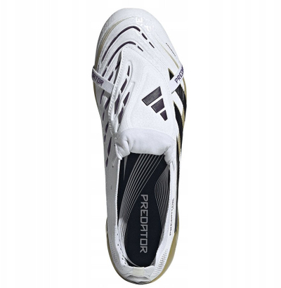 Këpucë futbolli adidas Predator Elite FT SG JR4529, për terren të butë, me vida, të bardha
