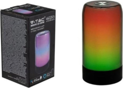 Llampë nate LED V-TAC Smart Wifi, 8W, RGB, me bazë të zezë
