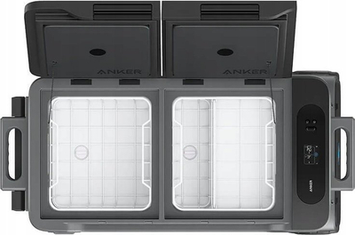 Frigorifer portativ Anker EverFrost, 53L, me bateri, gri